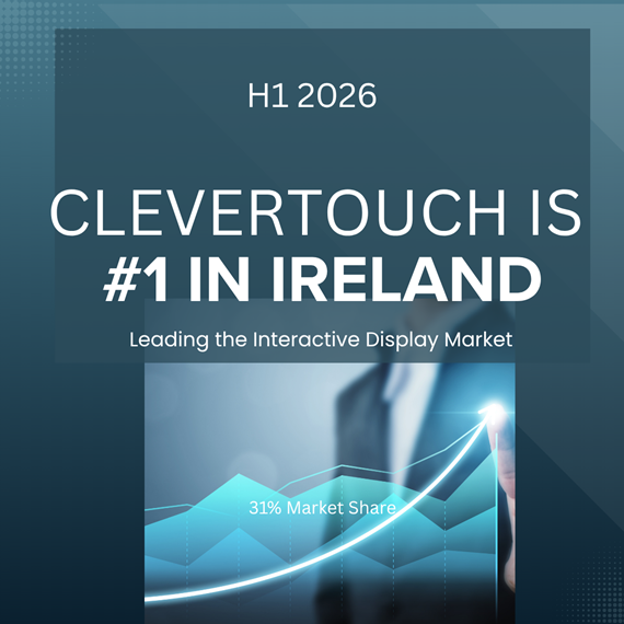 Clevertouch Confirmed as Ireland's No.1 Interactive Display Brand — H1 - 2026 Image