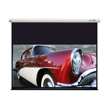 4.5m Sapphire Electric Projector Screen With Handheld Radio Remote Control 16:10
