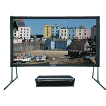 3.05m Sapphire Rapidfold Rear Projection Screen 16:9